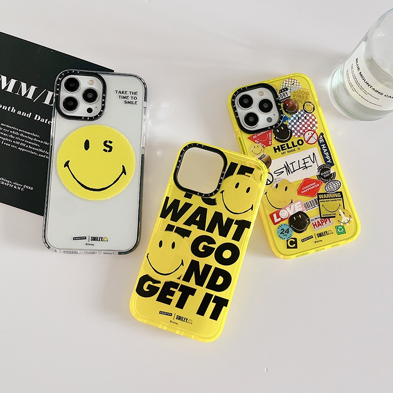 Ốp Điện Thoại TPU Mềm Trong Suốt Chống Sốc Hình Mặt Cười Cho IPhone 13 12 11 Pro Max X Xs Max XR 8 7 6 Plus Se 2020 12Mini