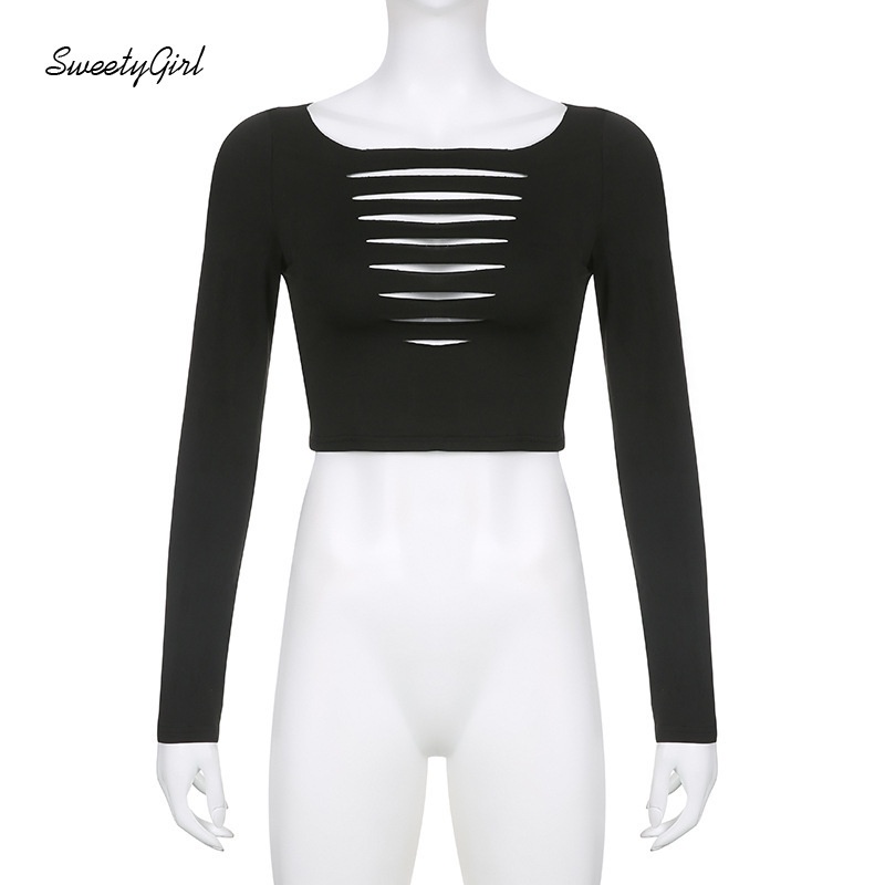 Áo Thun Tay Dài Cổ Tròn Màu Trơn Dáng Ôm Thời Trang 2022 Dành Cho Nữ