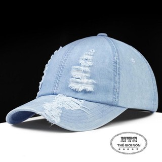 Nón lưỡi trai Jean Rách Trước nam nữ MrCAPs freesize, full hộp, XANH và ĐEN
