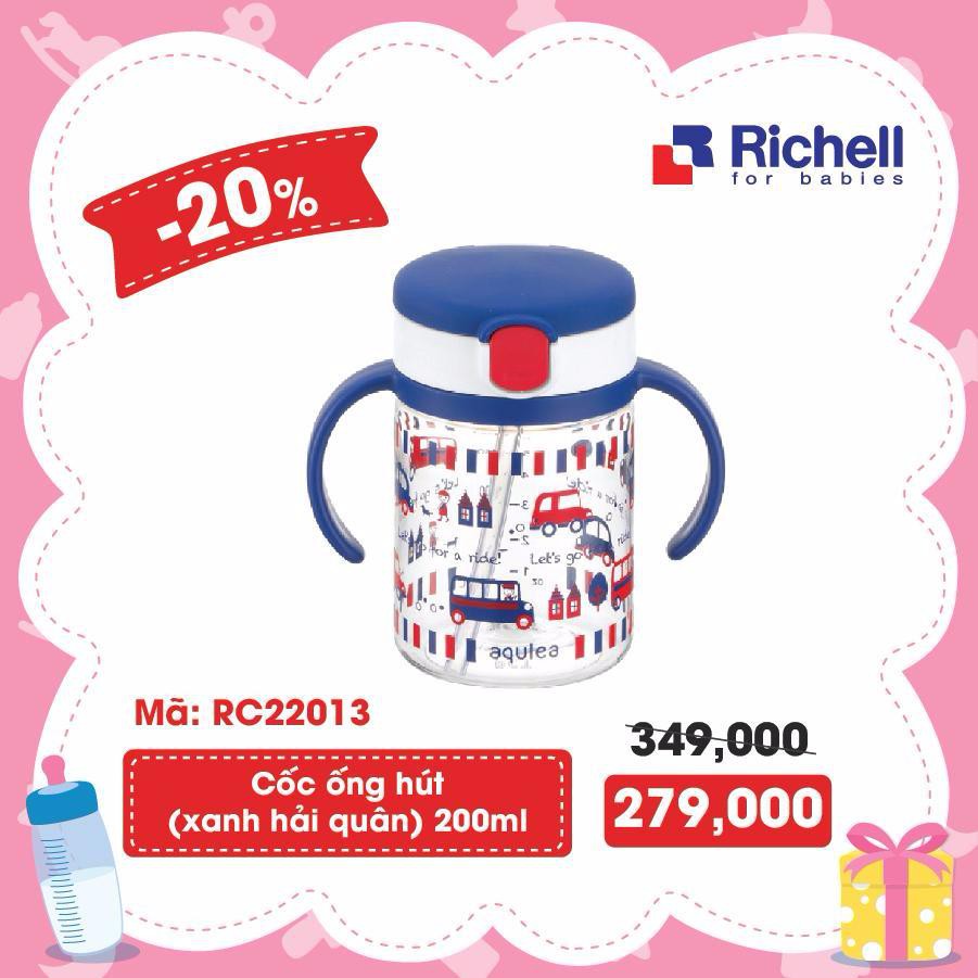 CỐC ỐNG HÚT TAY CẦM RICHELL 200ML