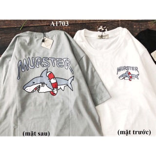 Áo thun in hình cá mập Murster