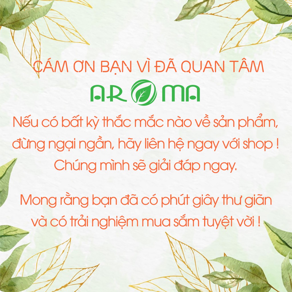 Tinh dầu AROMA tự khuếch tán thơm phòng, chai tròn dẹp có kẹp treo, nhiều mùi tự chọn 8ml