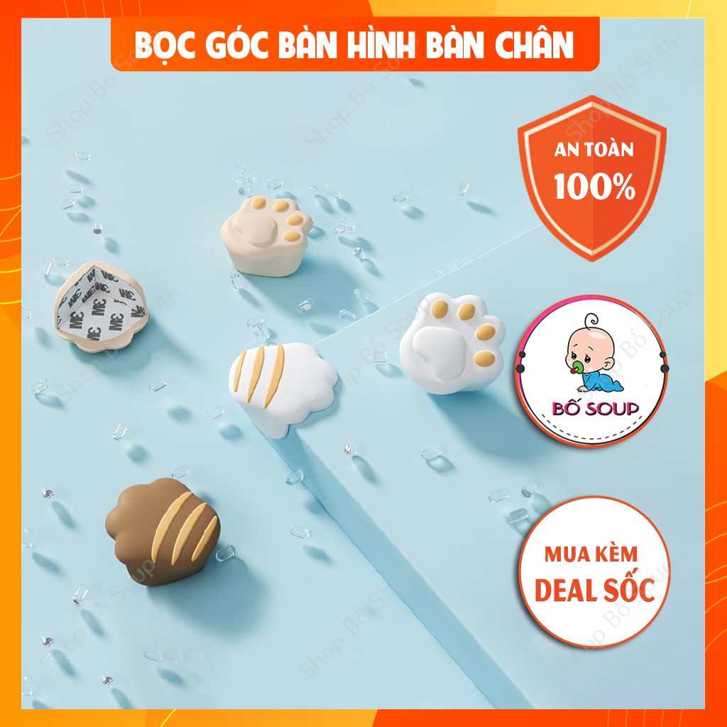 Nút bịt góc bàn Silicon giữ an toàn cho bé Shop Bố Soup