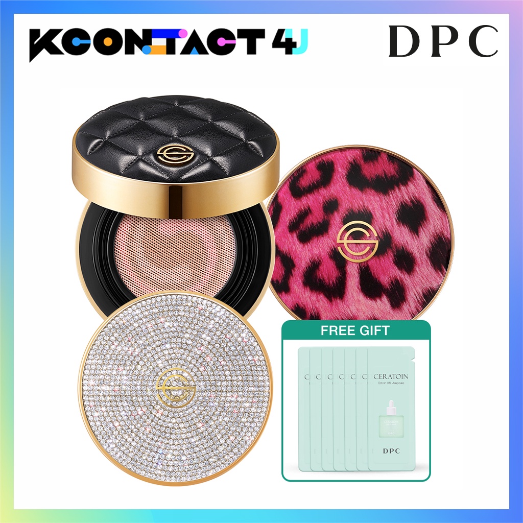 (Hàng Mới Về) Phấn Nước Màu Đen / Kim Cương / Báo Hồng Phiên Bản Giới Hạn 15g (Màu Be / Vanila)