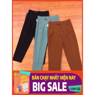 Quần bagyy cúc lệch siêu tôn dáng
