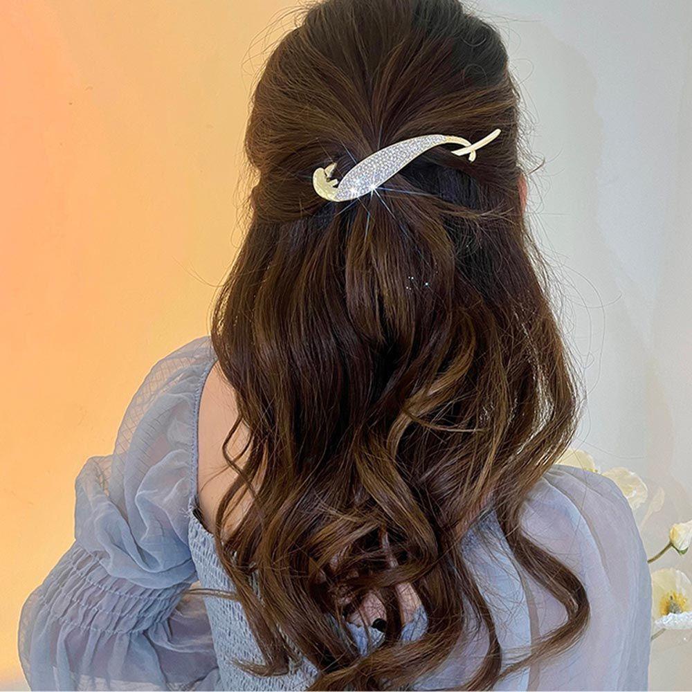 Kẹp Tóc Họa Tiết Hình Học Phong Cách Vintage Cho Nữ