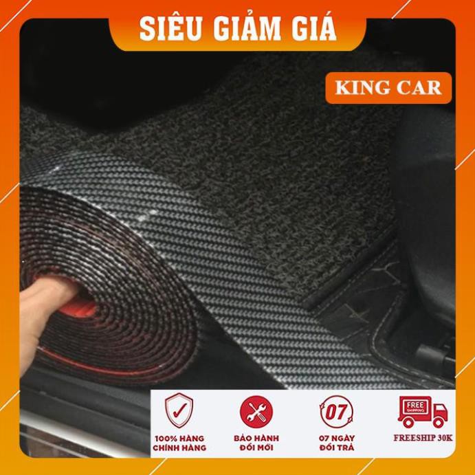 Nẹp dán cao su vân carbon, dải nẹp carbon trang trí và chống trầy xước xe ô tô - Shop KingCar