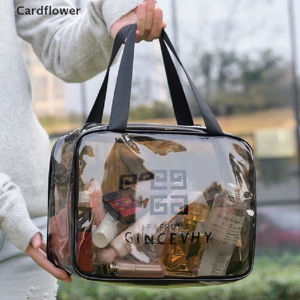Túi Đựng Mỹ Phẩm Trong Suốt Có Khóa Kéo Tiện Lợi