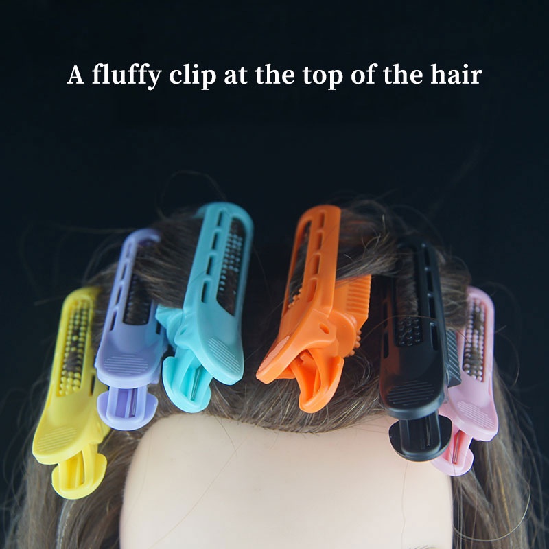 Kẹp lô cuốn tóc 6 màu làm phồng tóc nhanh chóng tiện lợi