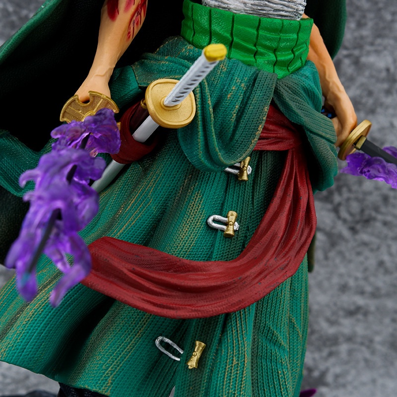 Mô hình Zoro resin CLOUD STORE cao 36cm nặng 2.5kg, figure one piece anime, mô hình one piece Roronoa Zoro chính hãng
