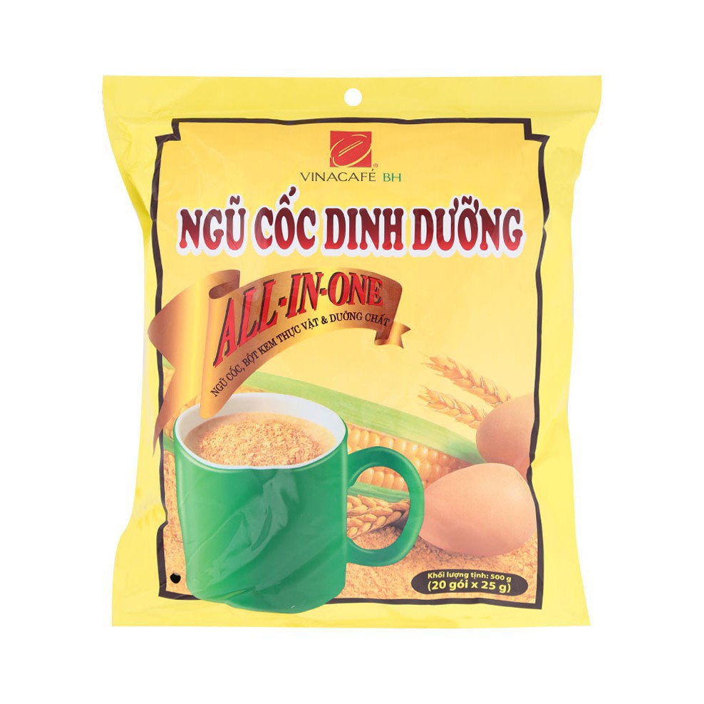 Bột Ngũ Cốc Dinh Dưỡng Vinacafe 20 Gói 25 G LL2.11