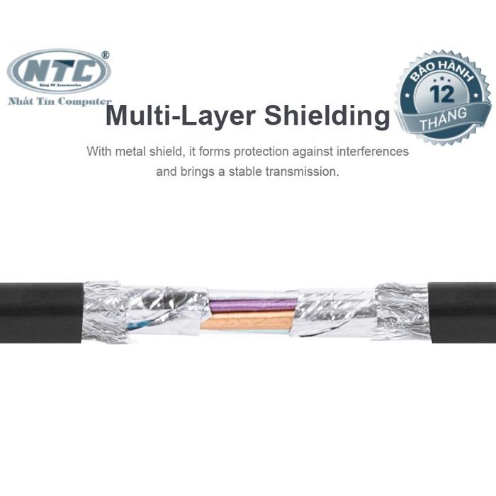 Cáp HDMI Unitek Y-C137M dài 1.5m hỗ trợ chất lượng 4K UltraHD/ 3D...