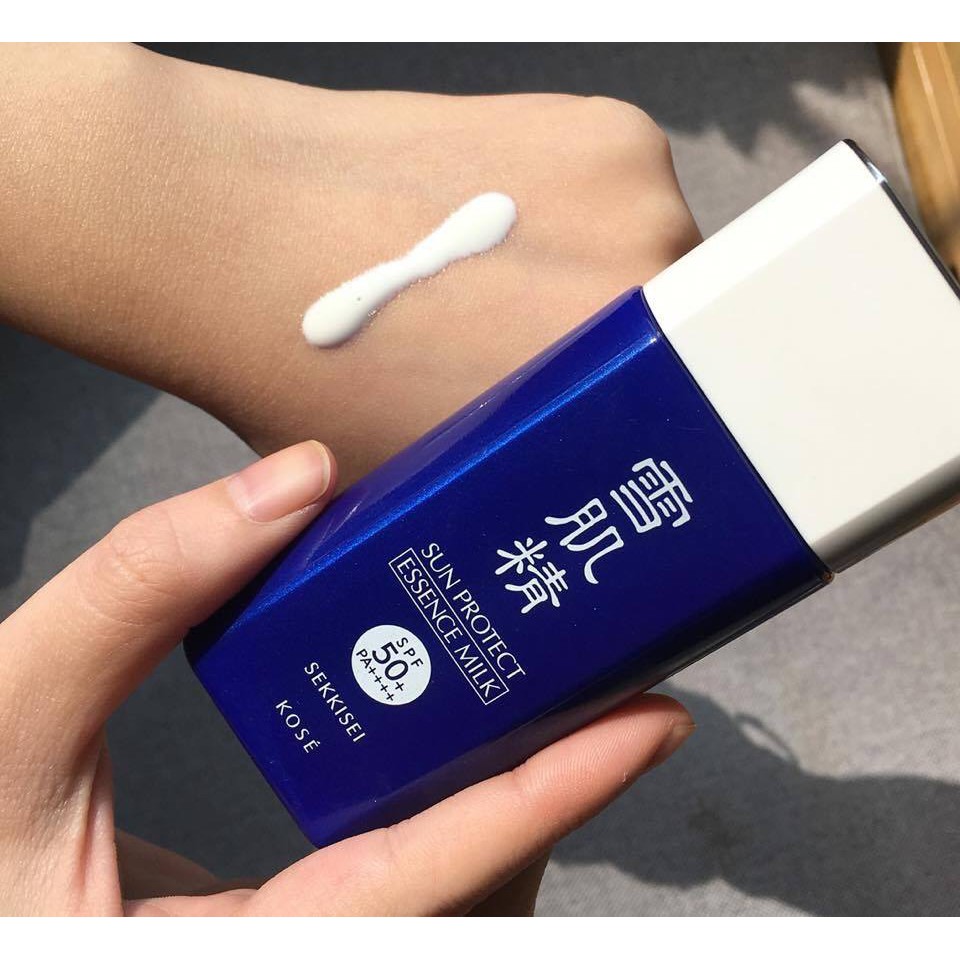 Kem Chống Nắng KOSE Sekkisei Sun Protect White UV Milk SPF 50PA+++ 60g Hàng NHẬT Nội Địa