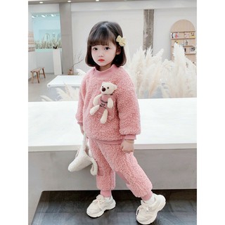 Bộ quần áo lông túi gấu