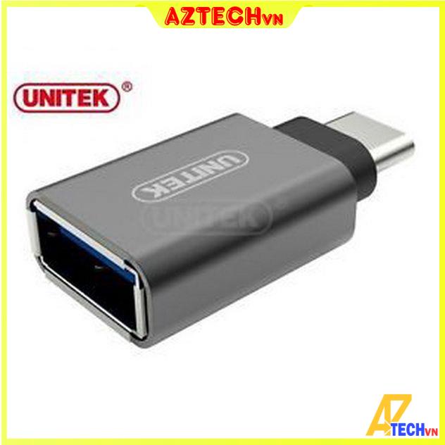 Đầu chuyển USB type-C sang USB 3.0 đầu âm (USB-C OTG) UNITEK Y-A025CGY