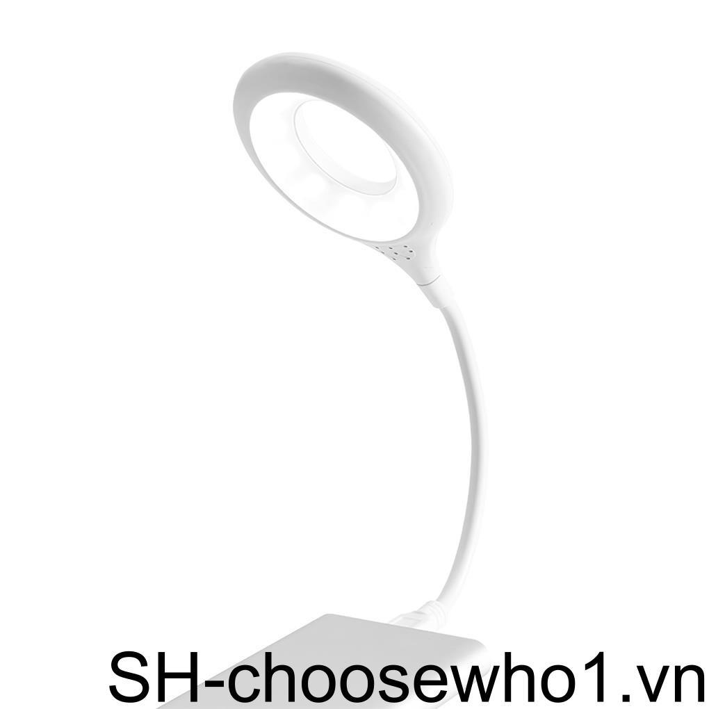 Đèn Đọc Sách Để Bàn 12 LED Sạc Cổng USB Có Thể Điều Chỉnh Góc Độ