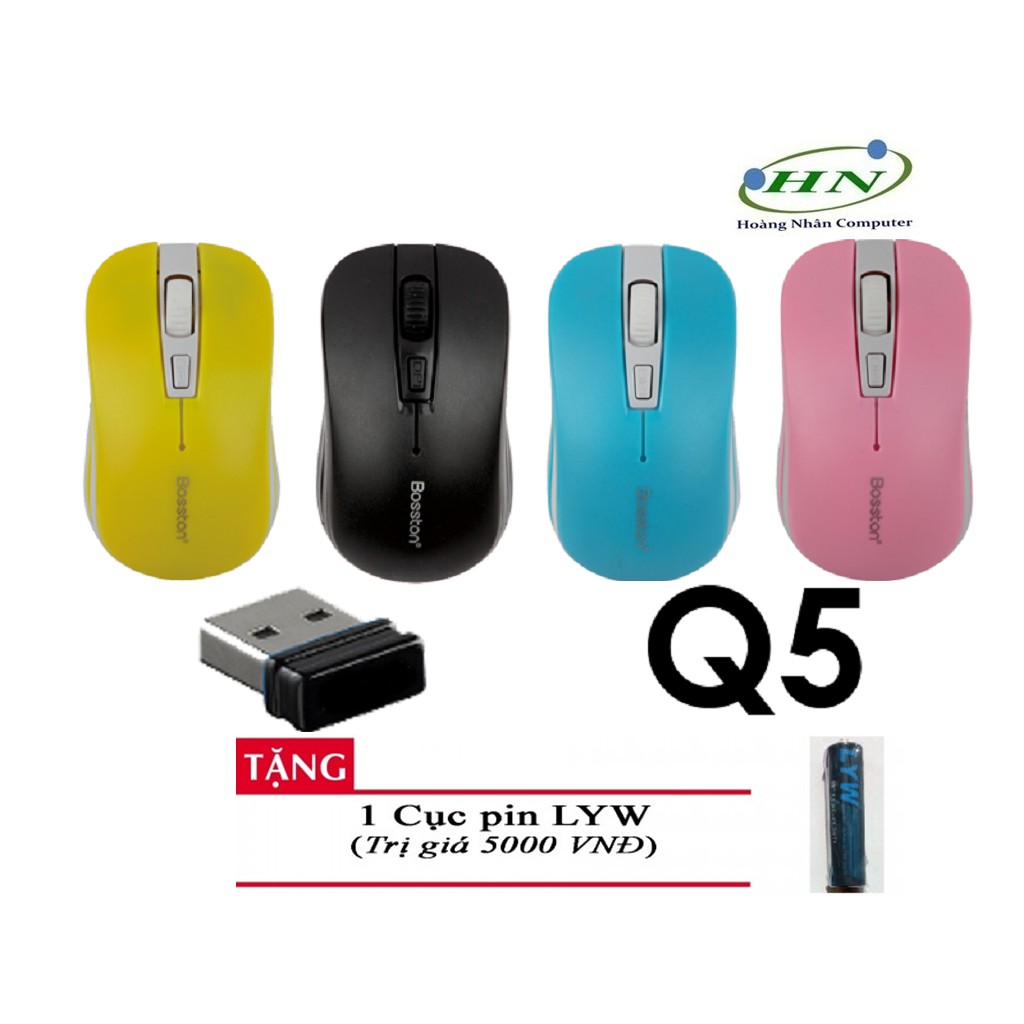 Chuột không dây wireless Bosston Q5 2.4Ghz