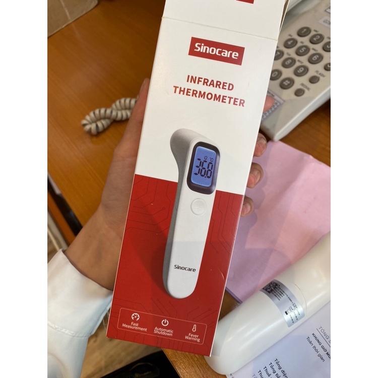 Nhiệt Kế Hồng Ngoại Đo Trán Chính Hãng Sinocare - Có Ship Hỏa Tốc