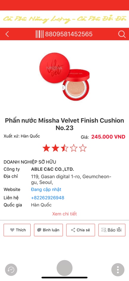 Phấn Nước Missha Velvet Finish Cushion | BigBuy360 - bigbuy360.vn