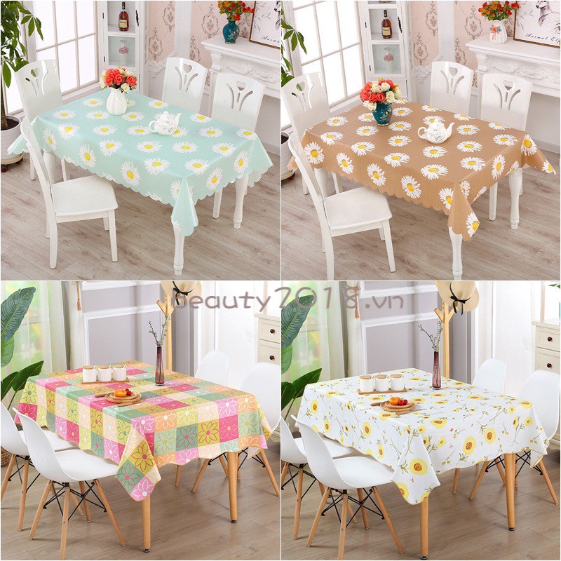 Khăn trải bàn hình vuông chống bụi chống thấm JS0724