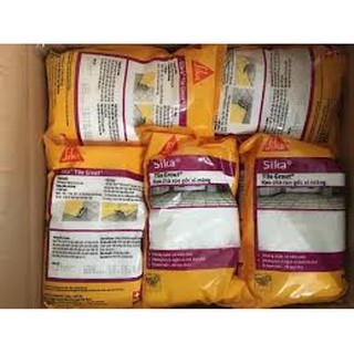 Keo chà ron gốc xi măng SIKA TILE GROUT 1kg/bịch