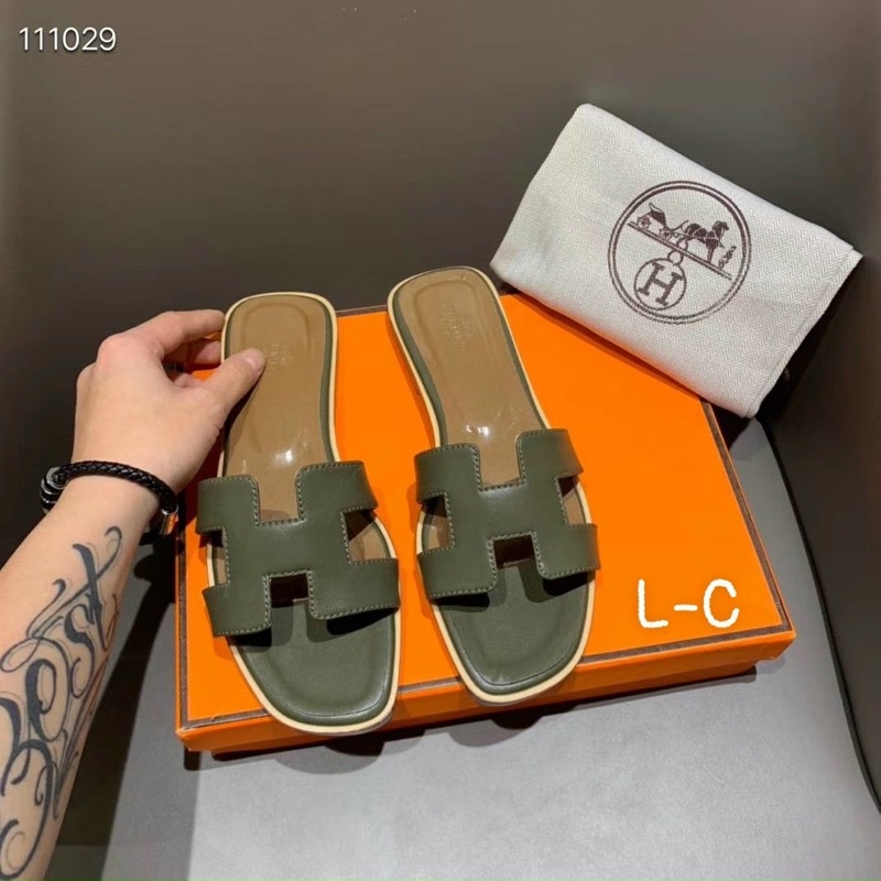 Dép hm da trơn fullbox