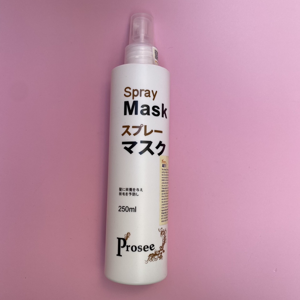 Taiwan⛱ Xịt dưỡng phục hồi tóc Prosee Spray Mask AE11 250ml