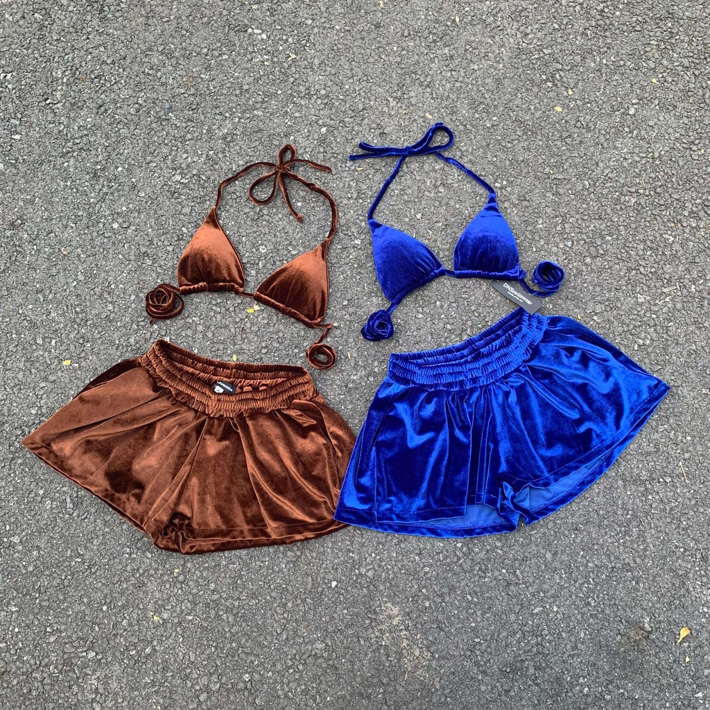 quần short nhung (Velvet)