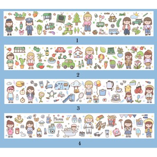 Sticker 39x6,5cm Cô Gái Zaomo