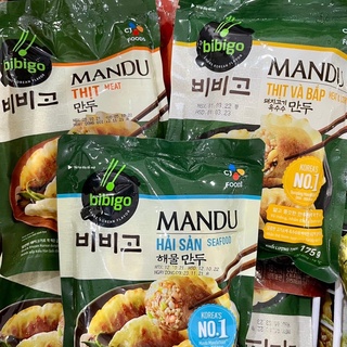 Bánh xếp Mandu Bibigo CJ Hàn Quốc 350g ( hải sản/thịt/thịt và bắp ) - Giao Hàng Hà Nội