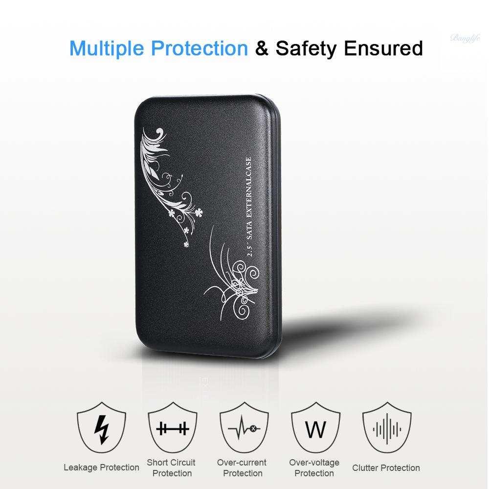 Hộp Đựng Ổ Cứng Ngoài 2.5 Inch Hdd Sata Hdd Sang Usb2.0 | BigBuy360 - bigbuy360.vn