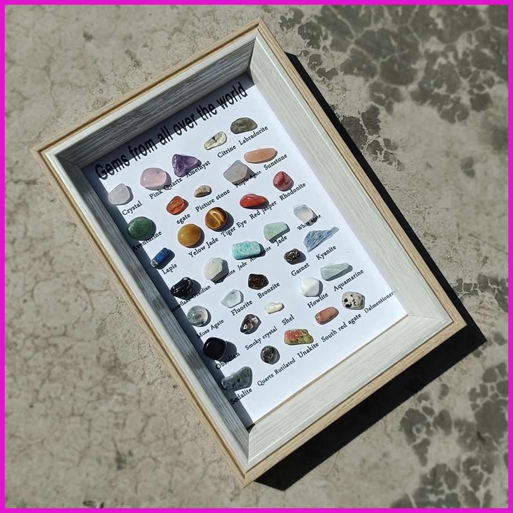 Bộ Sưu Tập Đá Quý Và Khoáng Sản 35 Mẫu Đá Năng Lượng lyuvn