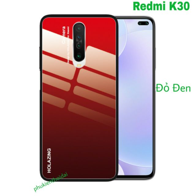 Ốp lưng Xiaomi Redmi K30 FREESHIP Từ 50k mặt lưng kính đa sắc thời trang cao cấp