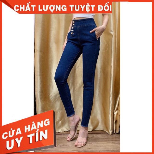 QUẦN SKINNY JEANS ÔM LƯNG CAO 5 nút- hình thật đẹp xuất sắc