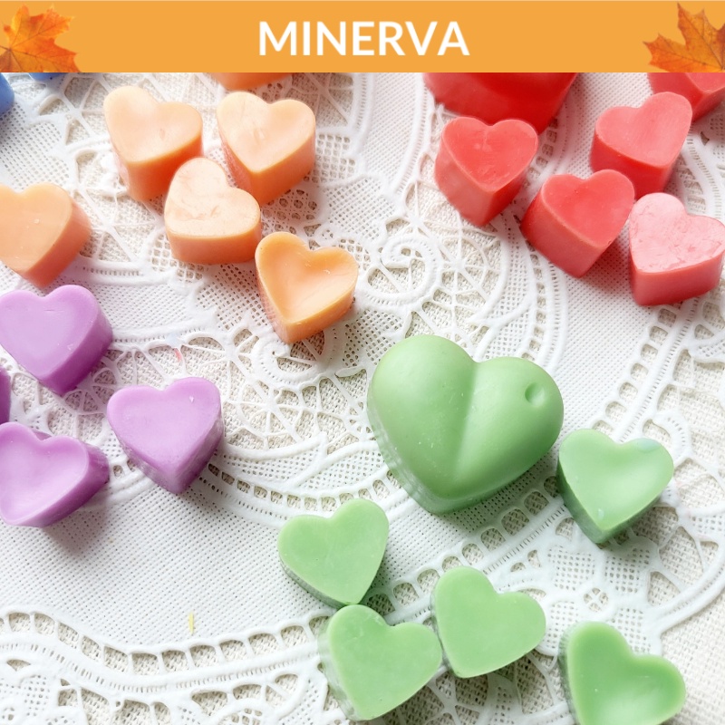 Túi Sáp thơm TRÁI TIM mini làm quà tặng đám cưới , sự kiện event , decor nến thơm , phụ kiện trang trí