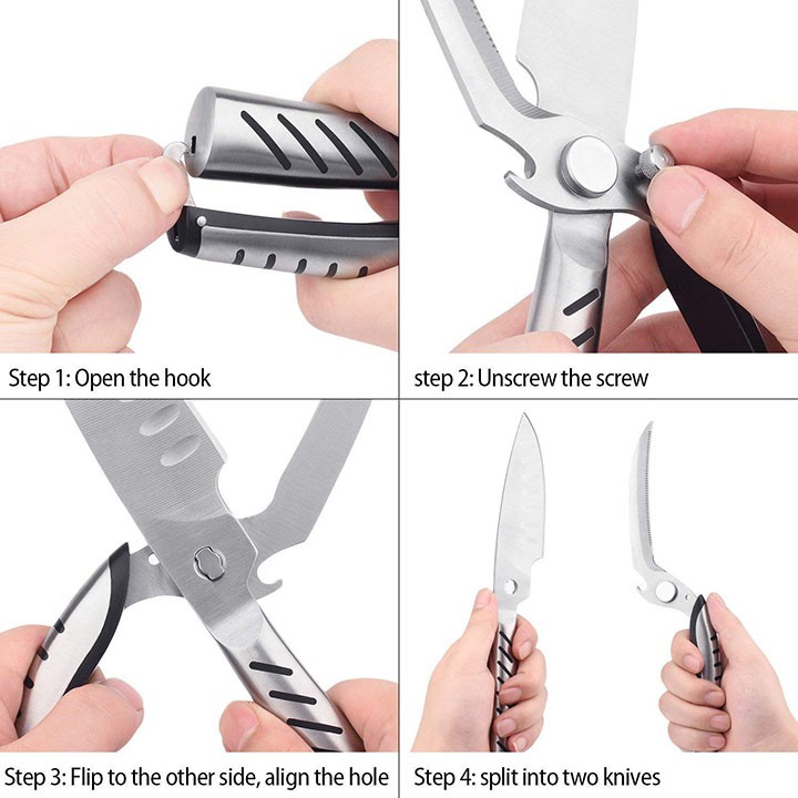 Kéo Cắt Gà Đa Năng Kamikoto Monster Scissors Nhật Bản