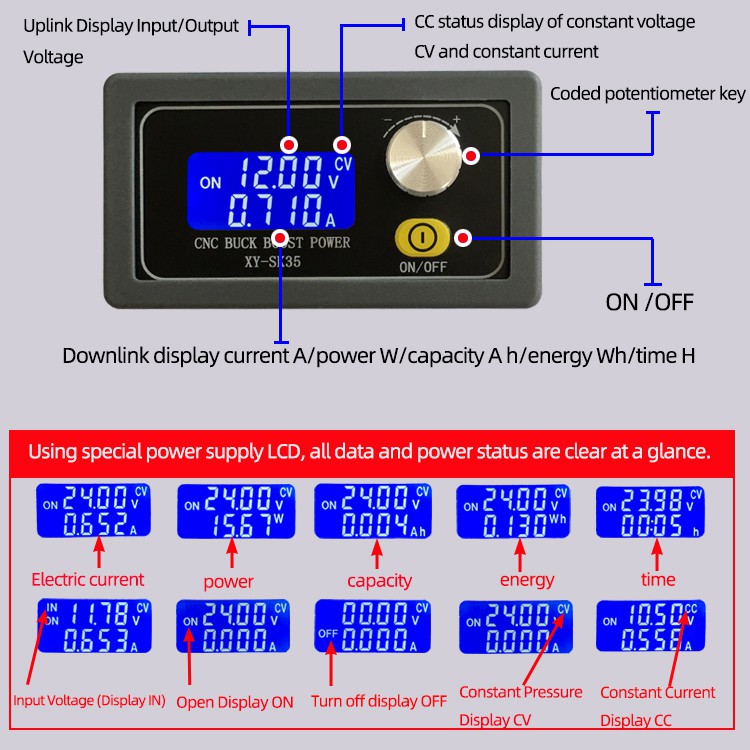 Mô Đun Hạ Áp Sk35 Dc-Dc 5-30v 4a 35w