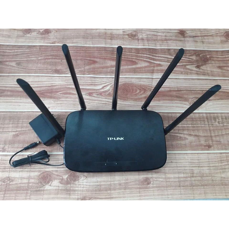 Bộ phát wifi TP-Link 5 râu 6500 xuyên tường router wifi băng tần kép chuẩn AC 1300Mbps giá rẻ đã qua sử dụng- Z_WiFi