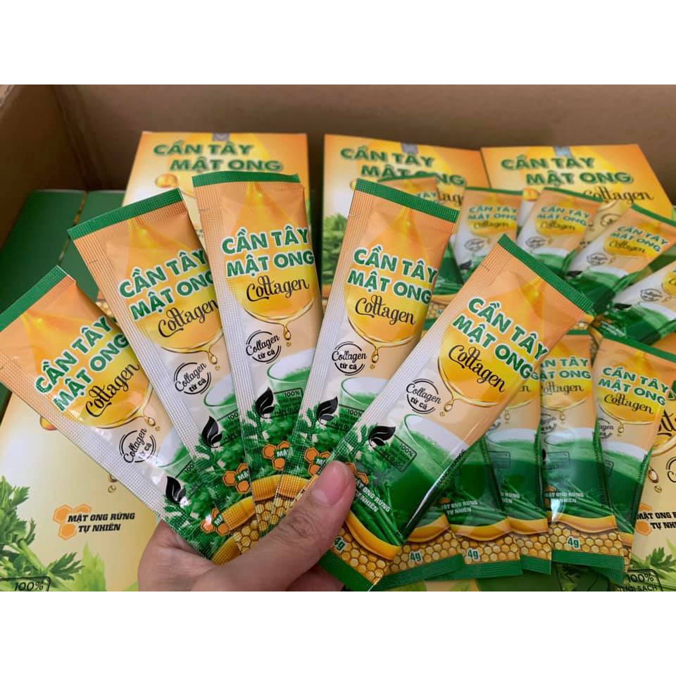 (Chính Hãng) Bột Collagen Lựu Đỏ Hogi Hộp 60g (20 gói x 3g) - Thanh lọc cơ thể, đẹp da, chống lão hoá