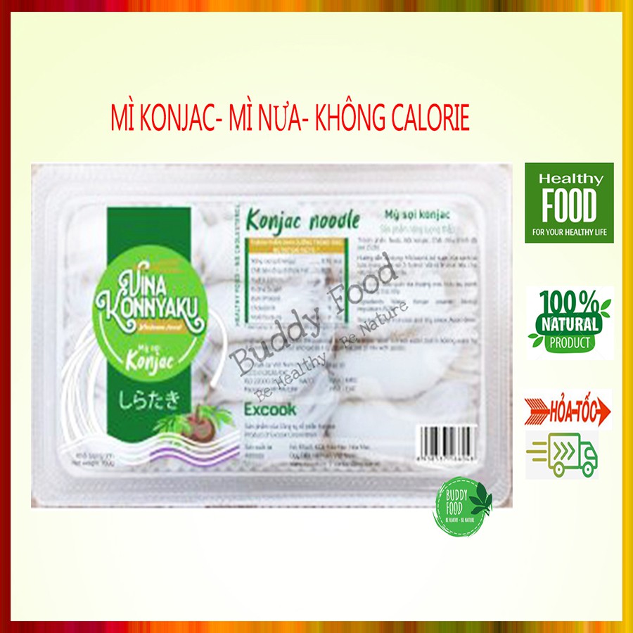 Mì nưa/ Mì Konjac không đường không đạm không calorie ăn kiêng thay cơm