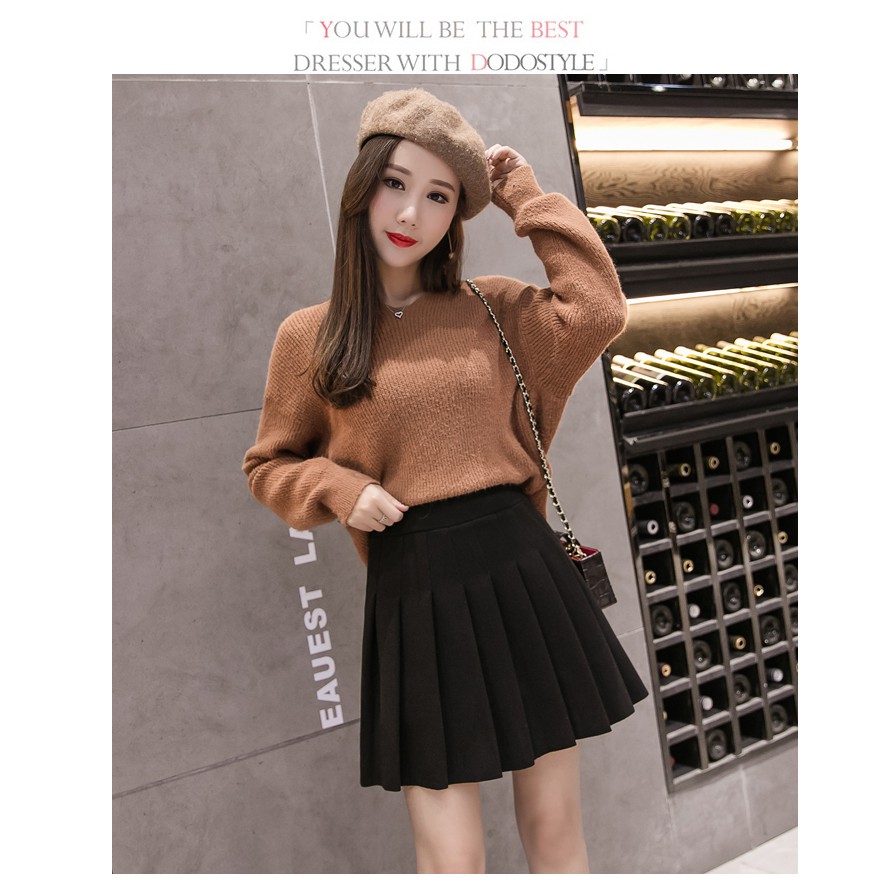 {CHẤT UMI CỰC ĐẸP-KO XÙ LÔNG} Chân váy tennis xếp ly cạp cao ghen bụng chất umi cực đẹp RumHana | BigBuy360 - bigbuy360.vn