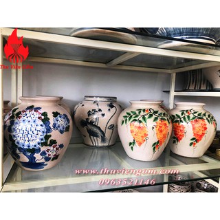 Vò cắm hoa men rạn Bát Tràng ( 6 mẫu )