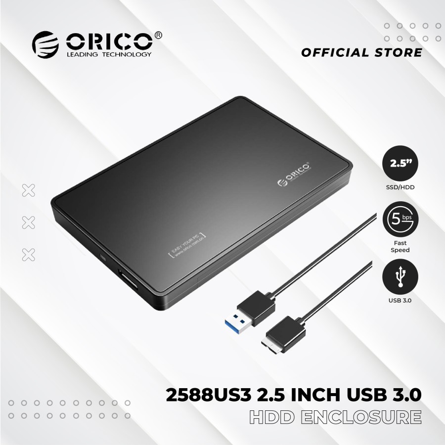 Ổ Cứng Ngoài Orico 2588u3 2.5in Hdd / Ssd - 2588us3