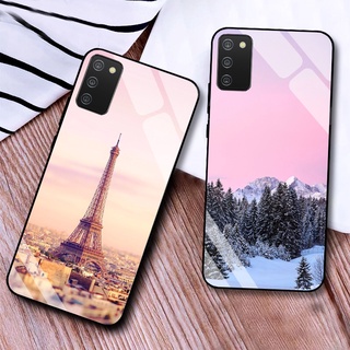 Ốp Lưng SAMSUNG A02, A02S, A03S, A20S Lưng kính cường lực Sang Trọng, Sáng Bóng