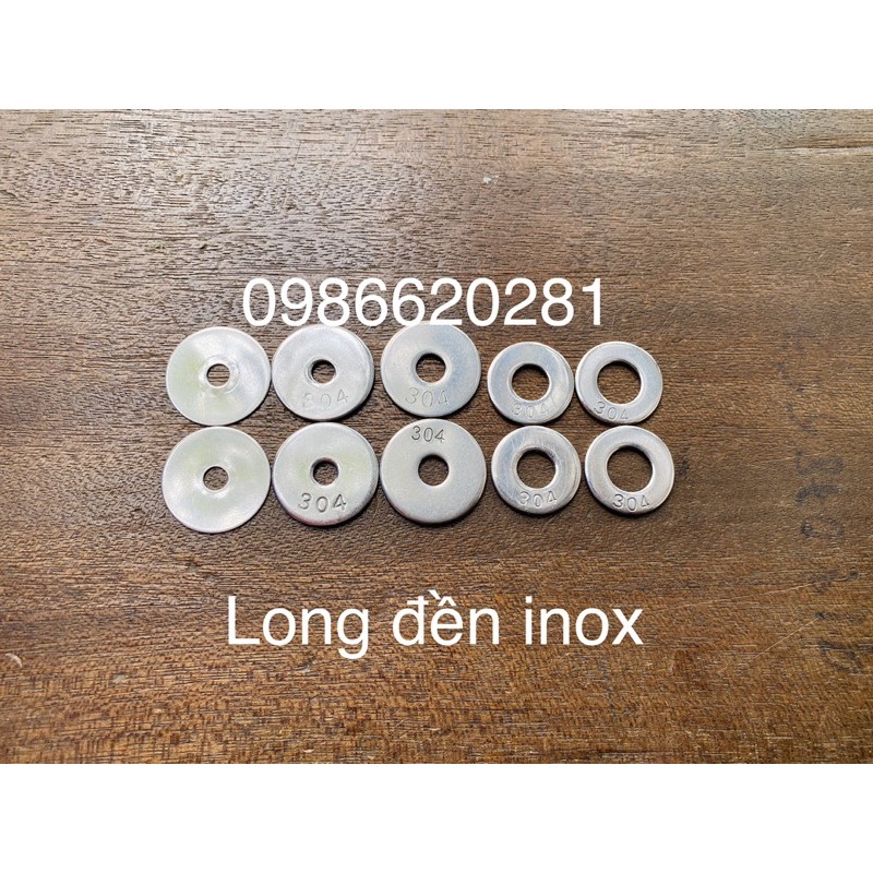 Long đền inox bằng