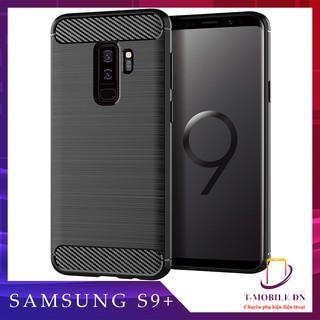 Ốp lưng Samsung S9 S9 Plus, Ốp silicon mềm bằng sợi Carbon phay xước chống sốc chống vân tay cho Samsung S9 S9 Plus