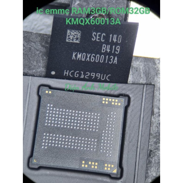 Ic emmc KMQX60013A bộ nhớ RAM3GB ROM32GB