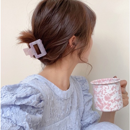 Kẹp Tóc Acrylic Cỡ Lớn Kiểu Hàn Quốc Thanh Lịch