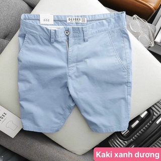 Quần short kaki nam quần short nam chất liệu vải kaki trơn mềm mịn, phong cách thời trang luanstore99