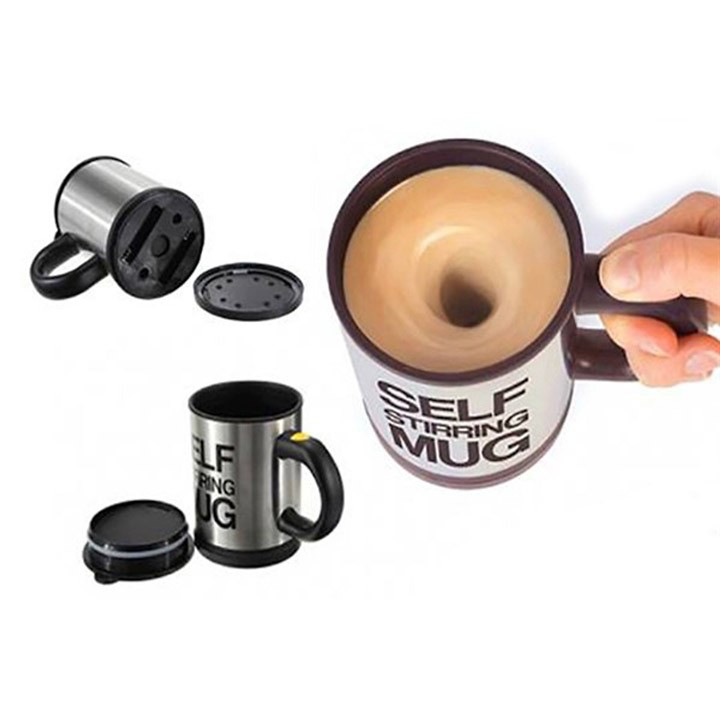 Cốc tự khuấy thông minh - Cốc tự pha cafe Self Stirring Mug